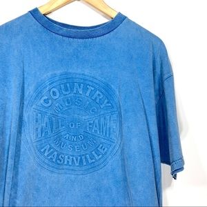Vintage Embossed Country Music Hall of Fame Nashville T-shirt